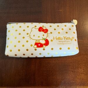 Hello Kitty Cosmetic Zippered Pencil Case